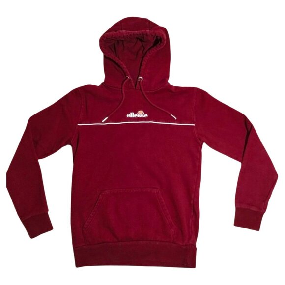 Ellesse Women's Hoodie Sweatshirt - Size XS - Burgundy - Picture 1 of 8